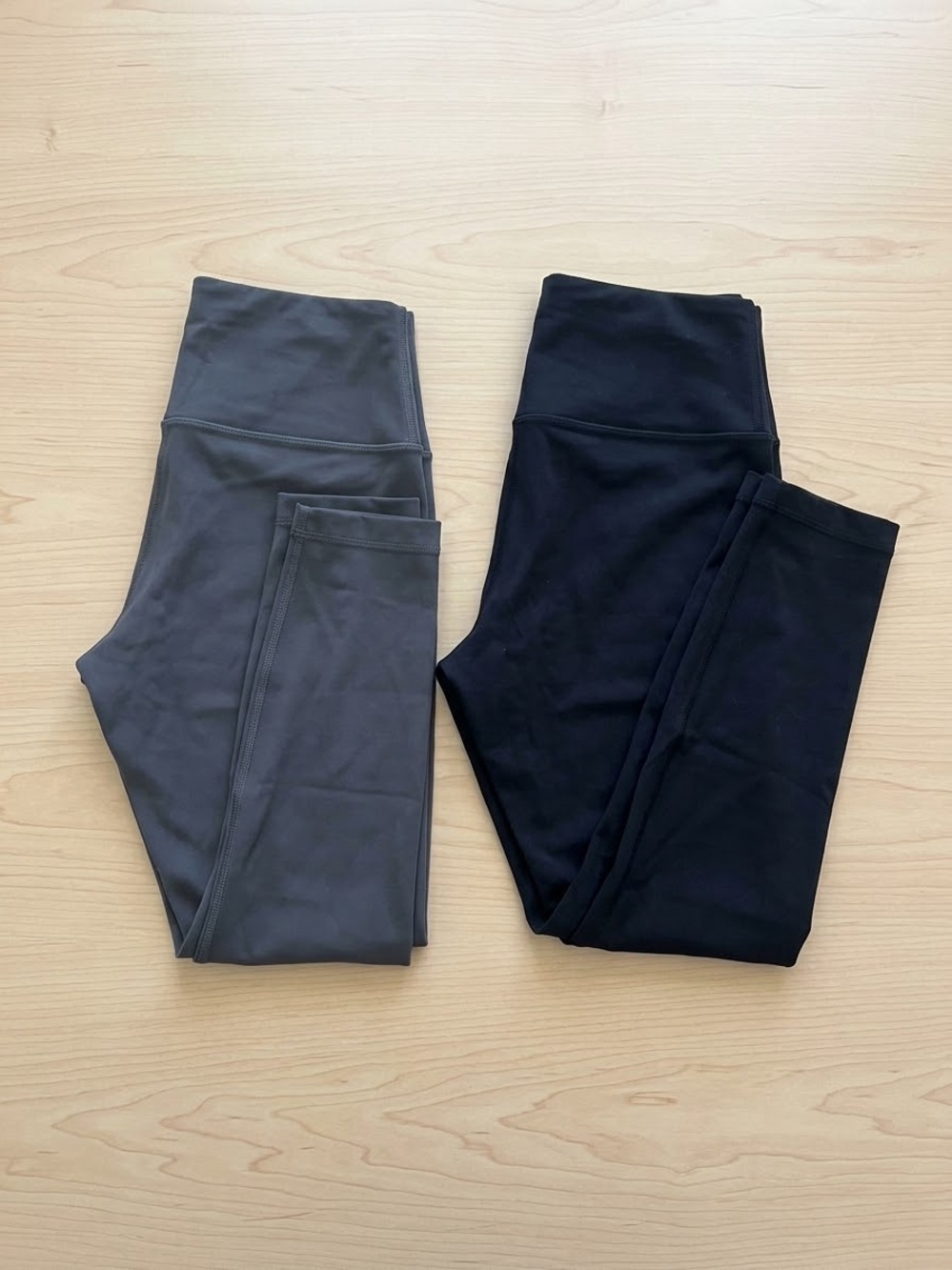 Women’s CRZ High-Waist Active Leggings - Black and Gray